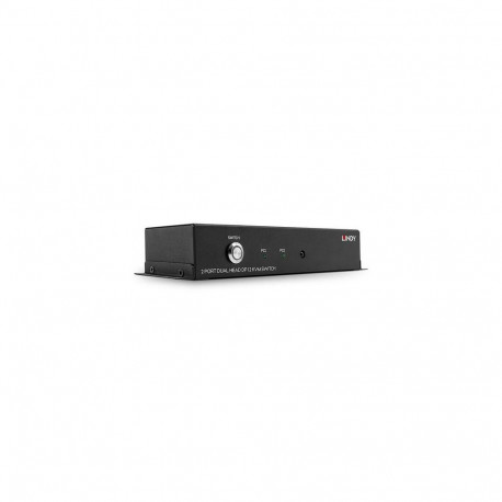 Lindy 2 Port Dual Head DisplayPort 1.2 KVM Switch