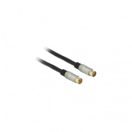 DeLOCK 88946 coaxial cable RG-6/U 2 m IEC Black