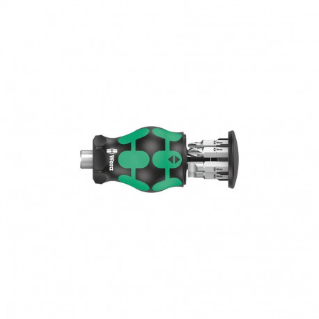 Wera Kraftform Kompakt Stubby Magazin 4 Multi-bit screwdriver Straight screwdriver