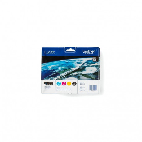 Brother LC985VALBP ink cartridge 4 pc(s) Original Black, Cyan, Magenta, Yellow