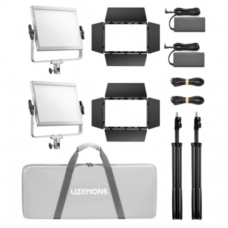 Godox Litemons LP400R 2x Kit LED Panel Licht RGB