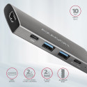 HMC-5G21 10Gbps hub 5in 1 HDMI + 2x USB-A/USB-C