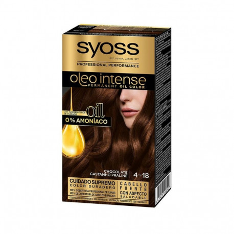 Püsivärv Syoss Olio Intense Šokolaad Nº 4,18 Plaatinablond Nº 4.18-Chocolate