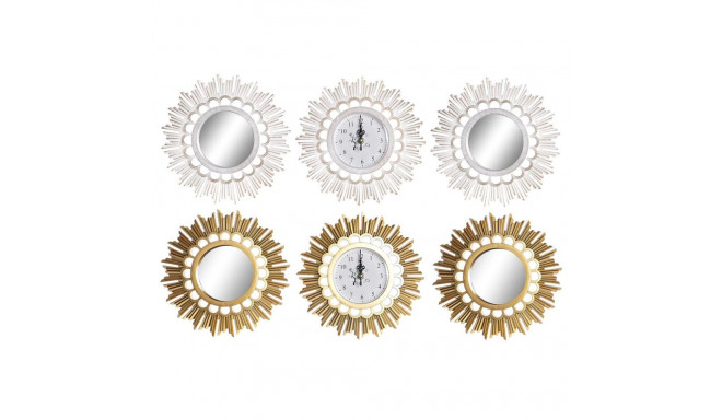 Seinakell DKD Home Decor Peegel PP (25 x 2,5 x 25 cm) (2 Ühikut)