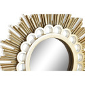 Wall Clock DKD Home Decor Mirror PP (25 x 2,5 x 25 cm) (2 Units)