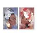 Maal DKD Home Decor Koloniaalne Aafriklanna (83 x 4,5 x 122,5 cm) (83 x 4,5 x 123 cm) (2 Ühikut)