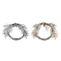 Advent wreathe DKD Home Decor Metal Polyester (50 x 6 x 40 cm) (2 Units)