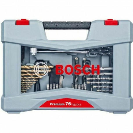 Puurikomplekt BOSCH 2608P00234 76 Tükid, osad Roostevaba teras Transpordiümbris