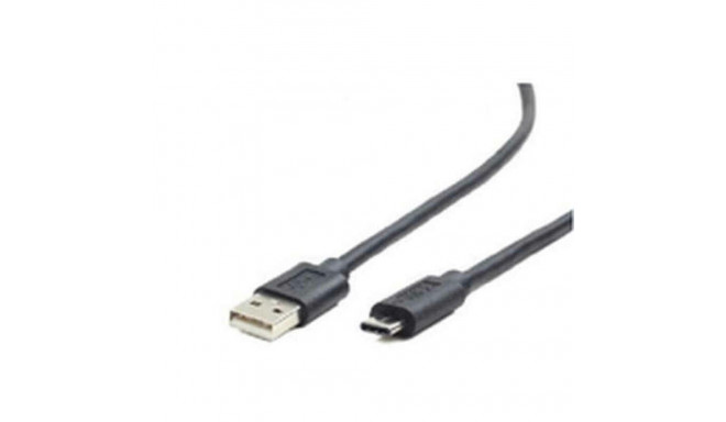 USB 2.0 A-USB-C Kaabel GEMBIRD CCP-USB2-AMCM-1M Must 1 m