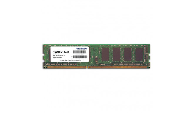 Patriot RAM PSD38G13332 DDR3 CL9 8GB