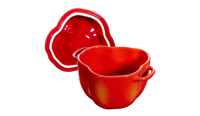 Casserole with lid Zwilling Cocotte Pepper Red