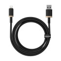 USB-Lightning Kaabel Baseus P10377801U01-02 Must Kuld 2 m