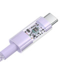 USB-C - USB-C Kaabel Baseus P10373000511-01 Lilla 2 m