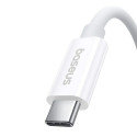 USB-C - USB-C Kaabel Baseus P10365200211-02 Valge 1 m