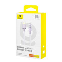 USB A - USB-C Kaabel Baseus P10373002511-00 Lilla 1 m