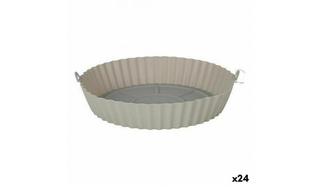 Air Fryer Basket Quttin AIR FRYER Silicone 22 x 22 x 5 cm (24 Units)