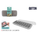Jääkuubiku Vorm Quttin Silikoon 24 x 10 x 2,5 cm (24 Ühikut)