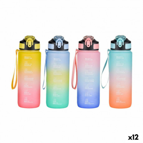 Veepudel Bewinner Mitmevärviline 800 ml 7,5 x 23,5 cm (12 Ühikut)