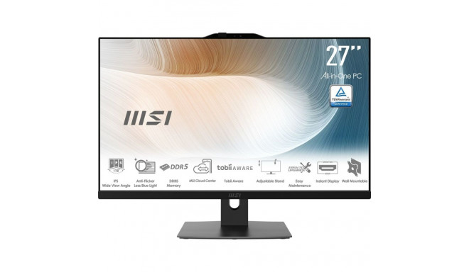 All in One MSI Modern AM272P 1M-848EU 27" Intel Core 5 120U 8 GB RAM 512 GB SSD