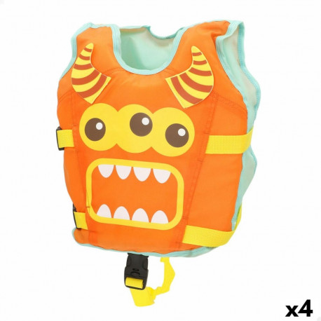 Päästevest AquaSport 34 x 37 x 7 cm Oranž (4 Ühikut)