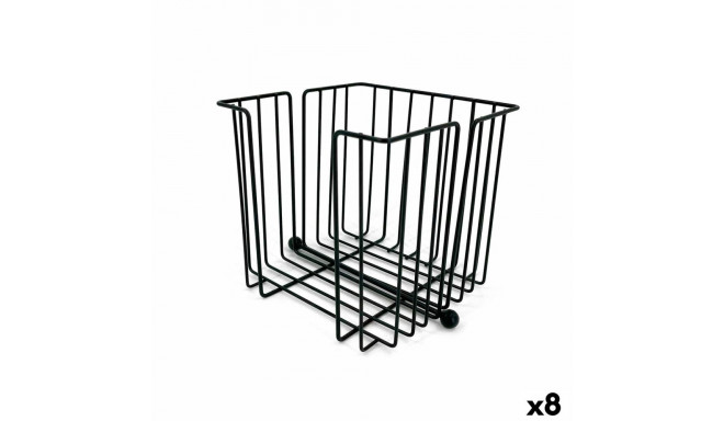 Napkin holder My Bar Black Metal 19 x 19 x 18 cm (8 Units)