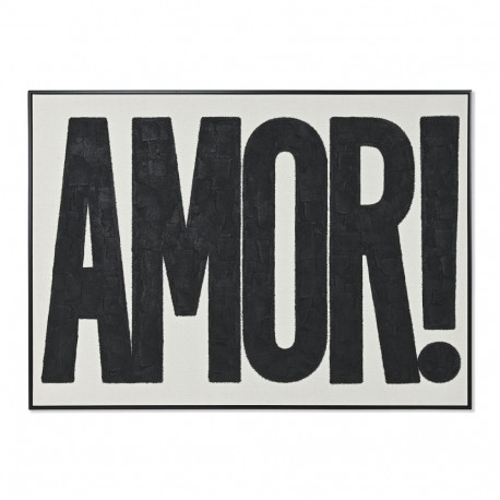Maal Home ESPRIT Amor! Valge Must Kaasaegne 103 x 4,5 x 143 cm