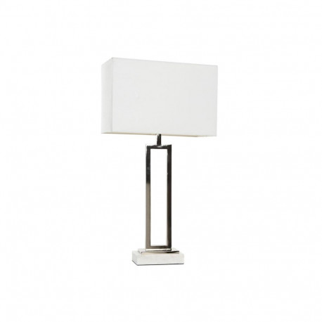 Desk lamp Home ESPRIT White Silver 50 W 220 V