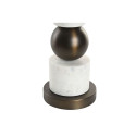 Desk lamp Home ESPRIT White Bronze 50 W 220 V