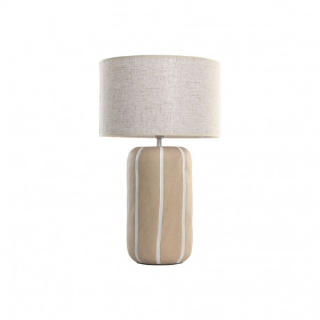 Desk lamp Home ESPRIT White Brown 50 W 220 V