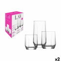Klaaside komplekt LAV Diamond 310 ml 385 ml 215 ml 18 Tükid, osad (2 Ühikut)