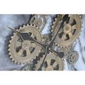 Seinakell Home ESPRIT Valge Kuldne Metall 140 x 9 x 140 cm