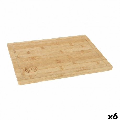 Cutting board MasterChef 38,5 x 27,5 x 1,5 cm (6 Units)