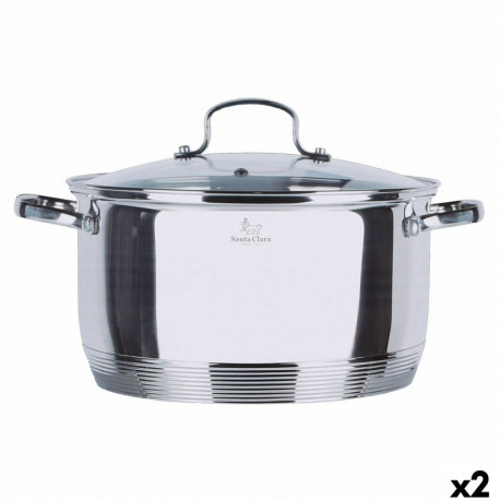 Kastrul kaanega Santa Clara Ø 22 x 30 x 11 cm (2 Ühikut)
