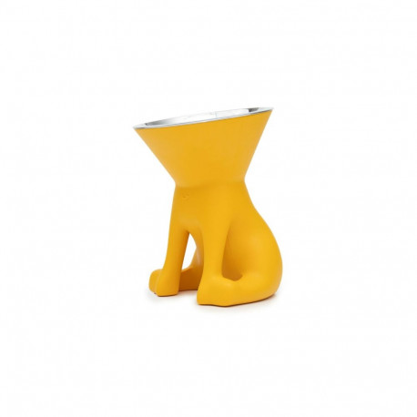 Dog Feeder United Pets Elisabeth Yellow Stainless steel Polyethylene 1 L