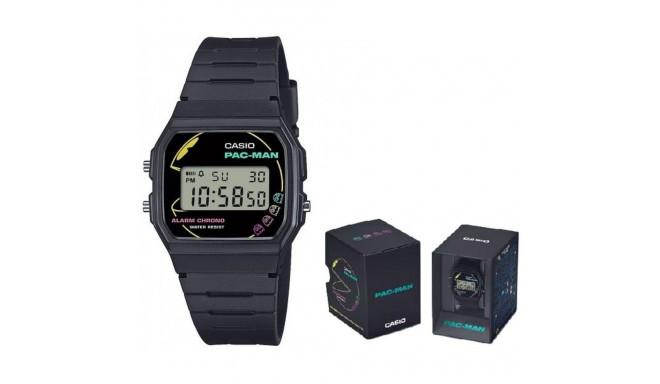 Unisex Watch Casio F-91 - PACMAN Series Limited Edition Black (Ø 35 mm)