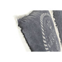Padi DKD Home Decor Sinine Valge Narmad Vahemere Mereväesinine 45 x 10 x 45 cm (2 Ühikut)