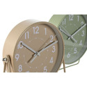 Table clock Home ESPRIT Beige (2 Units)