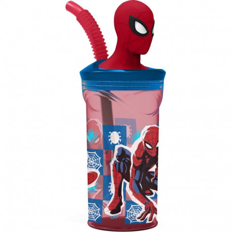 Cup with Straw Spider-Man CZ11338 3D
