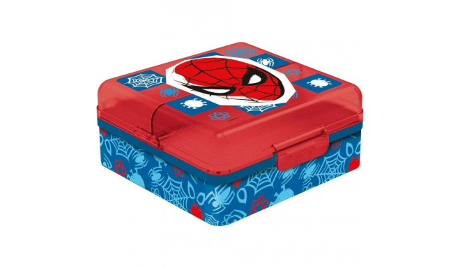 Compartment Lunchbox Spider-Man CZ11274 Multicolour Plastic