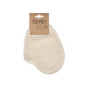 Exfoliating Mitt Berilo B7081-12 White Beige (12 Units)