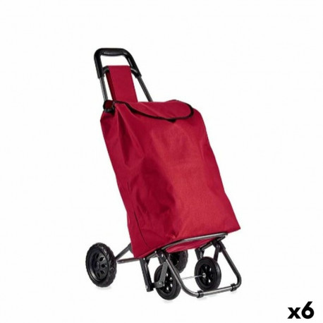 Shopping cart Kinvara WR3069-2 WR3069-2 Black Red 22 x 98 x 38 cm (6 Units)