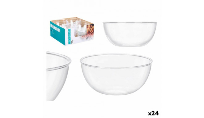 Kausside komplekt Leknes CK80678 CK80678 Läbipaistev Plastmass 700 ml 15,2 x 7 x 15,2 cm (24 Ühikut)