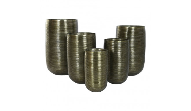 Planter Home ESPRIT Copper Aluminium Modern 50 x 50 x 89 cm 51,5 x 51,5 x 91 cm (5 Units)