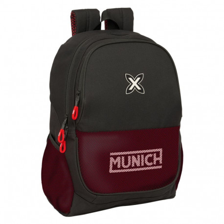 School Bag Munich Vulcan Black 32 x 44 x 16 cm