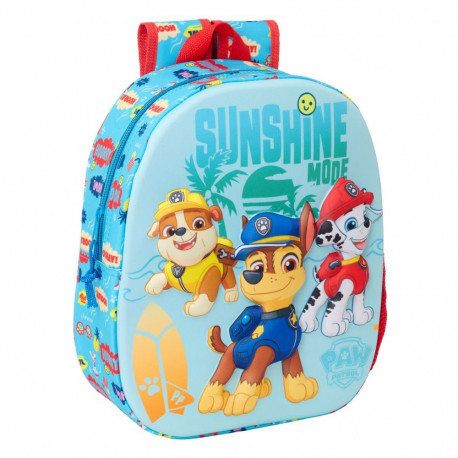 Child bag The Paw Patrol Blue 27 x 33 x 10 cm 3D