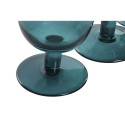 Set of cups Home ESPRIT Turquoise Crystal 300 ml (6 Units)