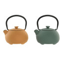 Teapot Home ESPRIT Yellow Green Stainless steel Iron 350 ml (2 Units)