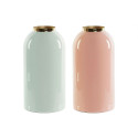 Vase DKD Home Decor Green Golden Coral Iron Lacquered 13 x 13 x 25 cm (2 Units) Vase DKD Home Decor Green Golden Coral Iron Lacquered 13 x 13 x 25 cm (2 Units)