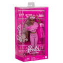 Barbie Deluxe Style nukk #4 pehme roosa kombinesoon, roosa ja pruuni patsidega juuksed