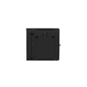 Lanberg WF02-6612-10B rack cabinet 12U Wall mounted rack Black